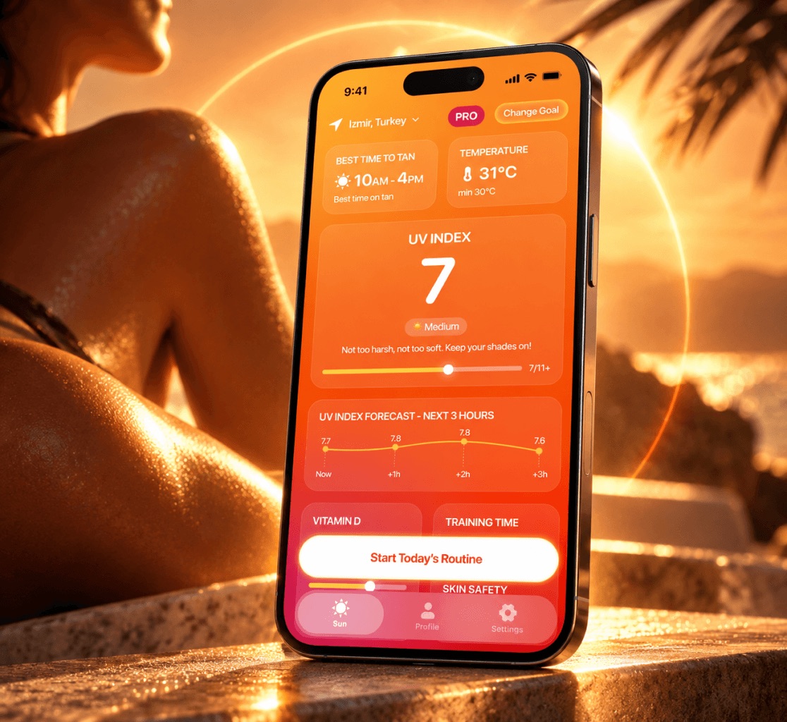 Beam Tan - UV Index, SPF app preview