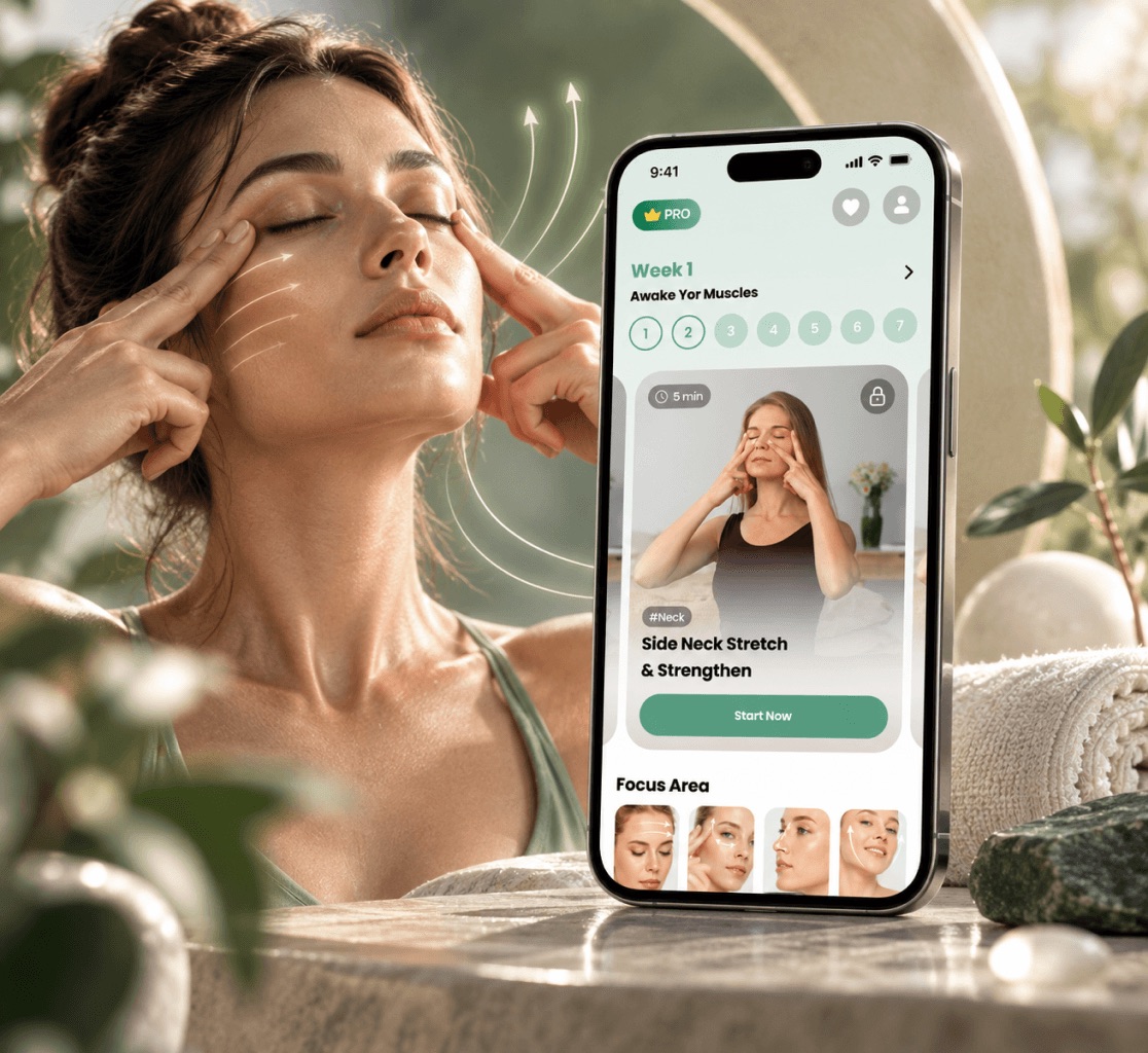Face Yoga Training app preview